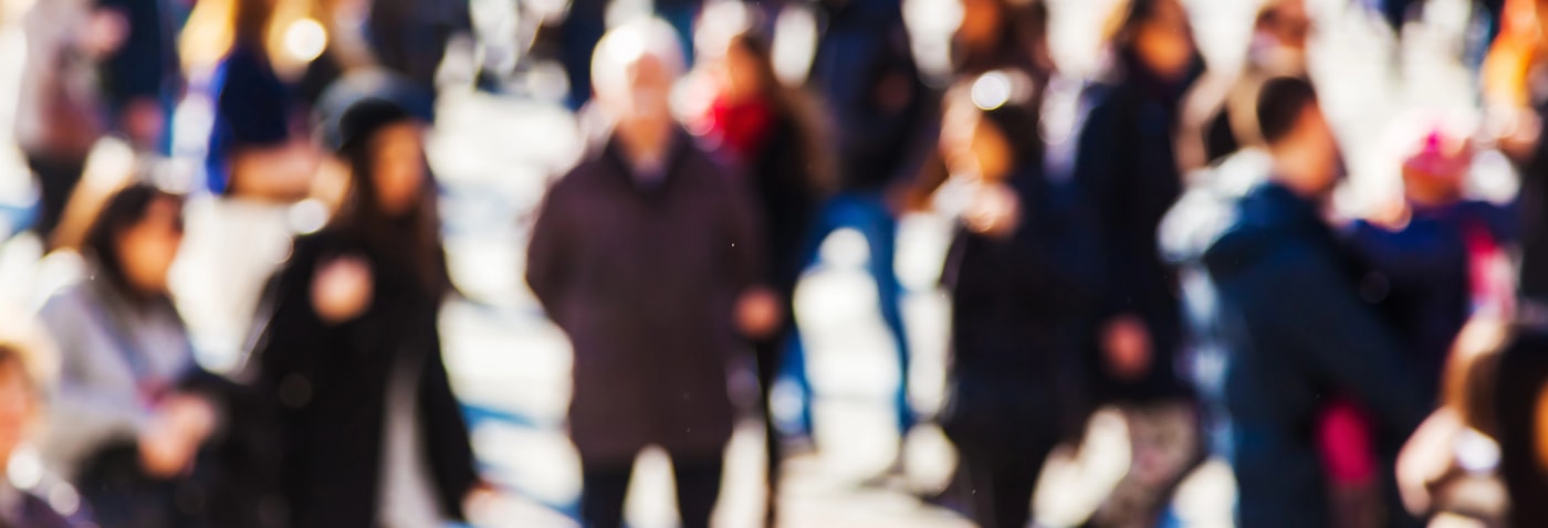 crowd walking Augusta